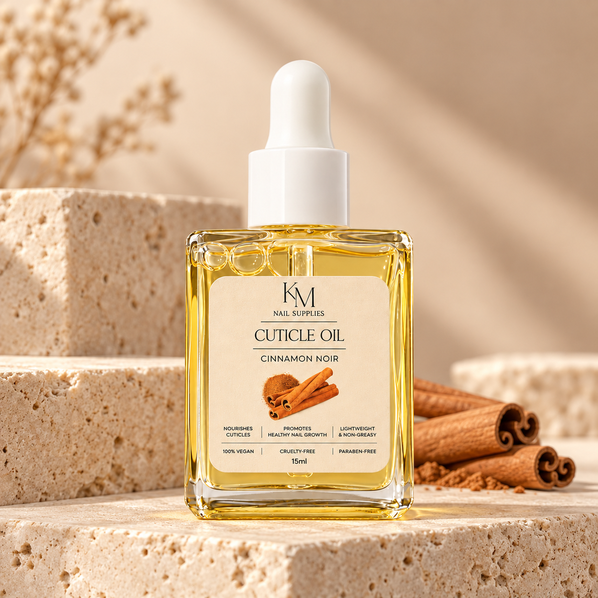 Cinnamon Noir Cuticle Oil – 15ml