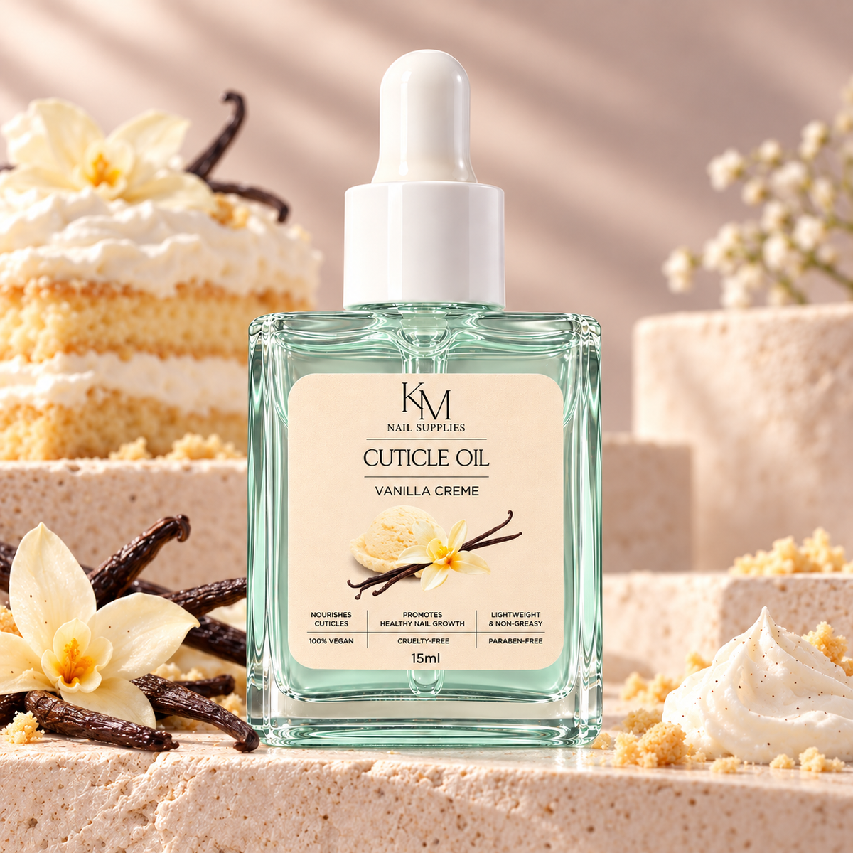 Vanilla Crème Cuticle Oil – 15ml